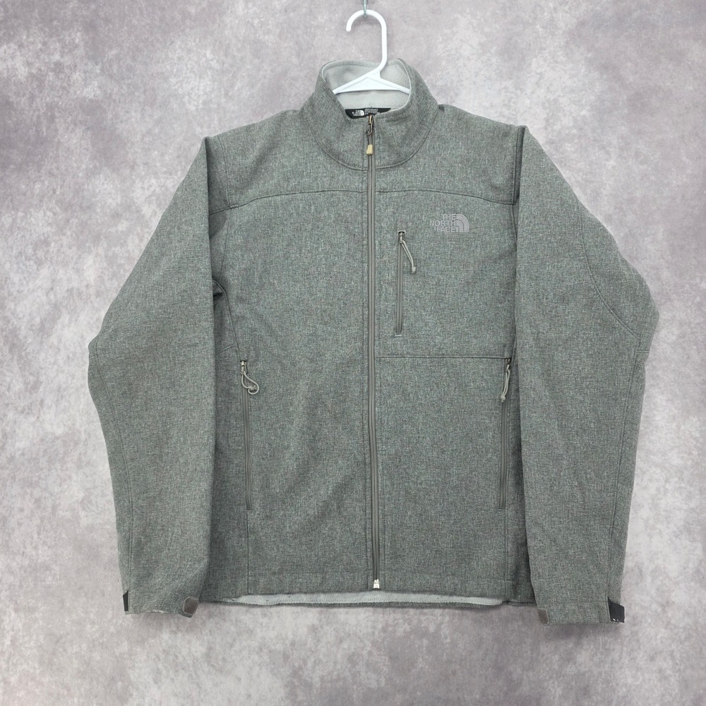 The North Face Apex Bionic WindWall Softshell Jacket Mens Small Grey Heather